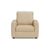 Apollo High Back 1 Seater  Fabric Sofa In Pearl Colour