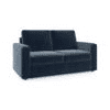 Apollo 2 Fabric Seater Sofa in Sea Port Blue Velvet Colour