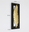 Vantara Abstract Metal Wall Decor in Gold Set of 1