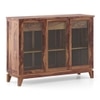 Akira Solid Wood Sideboard in Teak Finish