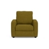 Apollo Compact High Back 1 Seater Fabric Sofa in Olive Green Colour