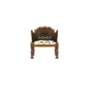 Galene Solid Wood Lounge Chair in Multicolor Colour