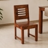 Elian Solid Wood Dining Chair in Honey Finish - Set of 2