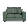 Payton 2 Seater Fabric Sofa in Fern Green Colour