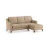 Abbey Sectional Sofa (Colour : Sandshell Beige, Cushion : Soft, Seater : Right Aligned 2 Seater + Right Aligned Chaise)