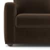 Apollo Sofa (Colour : Dark Earth, Cushion : Soft, Back Type : High Back, Seating Capacity : Right Aligned 2 Seater + Right Aligned Chaise + Ottoman)