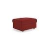 Apollo Sofa (Colour : Salsa Red, Cushion : Hard, Back Type : Regular, Seating Capacity : Right Aligned 2 Seater + Right Aligned Chaise + Ottoman)