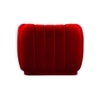 Rosa Fabric Sofa (Red)