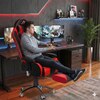 ASE Gaming Gold Series With Footrest Gaming Chair (Multicolor)