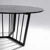 Striped Elegance Coffee Table