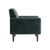 Clark PU Leather Armchair in Grey