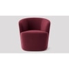 Aron Fabric Accent Chair in Maroon Colour