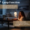 Fluid Motion Table Light for Girls Bedroom