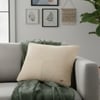 Kelly Fusion Oat Cotton Cushion Cover 18X18 Inches