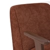 Nido Fabric Lounge Chair In Aubum Wale Corduroy Colour