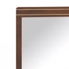 Saar Teak Wood Mirror In Espresso Teak Finish