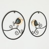 W-Aarav Abstract Metal Wall Decor in Multicolor Set of 2