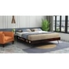 Aurelio Solid Wood Queen  Size Bed With Box Storage (Walnut Finish)