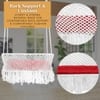 Swingzy Premium Large Double Seater Hammock Chair with Cushion White