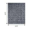 Jaipur Rugs Soft Oriental Wool Tufted Rug White 5x8 ft