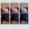 Stoa Paris Super King Size 100% Cotton Bedsheet with 2 Pillow Covers  Size Blush Pink, Deep Indigo