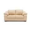 Trissino 2 Seater Leather Sofa in Cream Colour