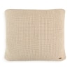 Moss Knit Pale Whisper Quilted Cotton Cushion Cover 20X20 Inches
