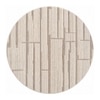 Handmade Round Wool Rug Modern Abstract Beige 10 Feet Carpet