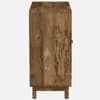 Pluma Mango Wood Hand Painted Multicolor 2 Door Cabinet In Natural Finish