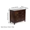 Elder Sheesham Wood Contemporary Chest of Drawers in Provisional Teak Finish