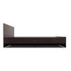 Aaron Bed Without Storage in Choco Walnut Finish