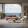 Soho 3 Seater Fabric Sofa In Blush Fabric