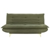 Bliss 3 Seater Sofa Cum Bed In Green Colour