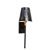 Devansh Metal Electric Wall Light in Black Colour with Black Shade Count of 1 Light
