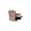Avalon Fabric One Seater Manual Recliner in Brown Colour