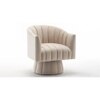 Morrow Fabric Accent Chair in Cream Colour