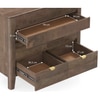 Toledo Solid Wood Chest of 6 Drawers In Danish Walnut Finish