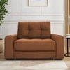 Calliro  Pull Out Sofa cum Bed  in Brown Colour