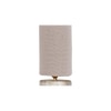 Rudy White Jute table lamp with White Brushed wood base