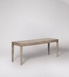 Jorn Solid Wood Bench in Grey Finish