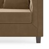Windsor Luxe 2 Seater Fabric Sofa in Fawn Velvet Colour