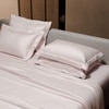 Stoa Paris 300 Tc Satin Bedsheet Super King Size Bed with Pillow Covers in Blushing Pink
