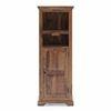 Mateo Solid Wood Bar Cabinet in Teak Finish