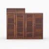 Danta Shoe Rack Of 30 Pairs In Provincial Teak Color
