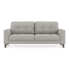 Verona Essential 3 Seater Fabric Sofa in Vapour Grey Colour