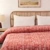 Gamathi 1 Single Comforter with Rust colour