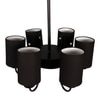 Devansh Black Wall Mounted Lamp With Black  Cotton Shade
