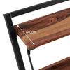 Bruno Solid Wood Study Table in Teak Finish