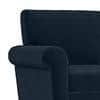Oxford Sofa (Colour : Sea Port Blue Velvet, Cushion : Soft, Seater : 3+2+1)