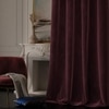 Stoa Paris Velvet Curtains for Door, Premium Dim-Out Curtain for Pack of 1, Date Night - Vintage Rose